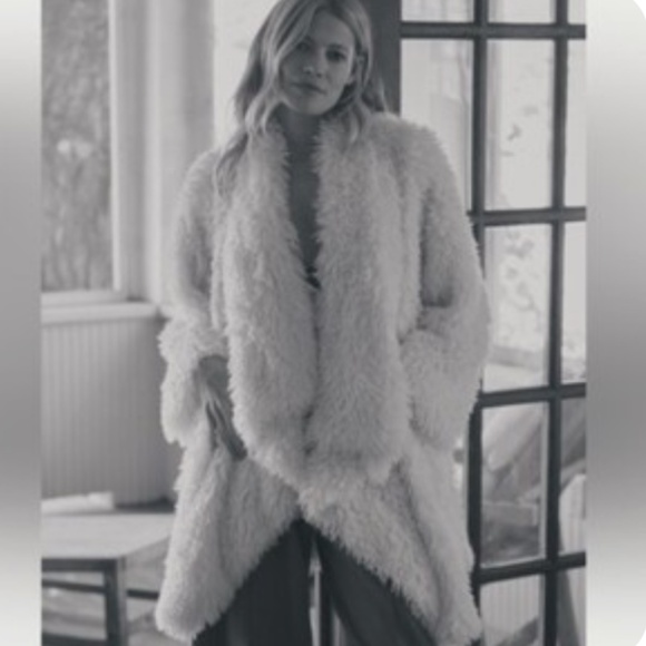 Brand New Daily Practice by Anthropologie Faux- Fur Jacket - Picture 1 of 7